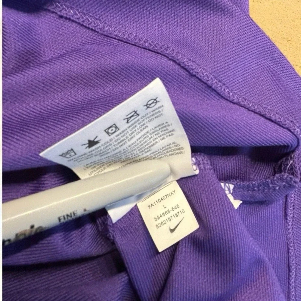 Women's Nike Golf Dri-FIT Purple Polo Shirt Size L The Players TPC‎ Sawgrass - Picture 6 of 9